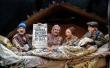 Michael D_Cruze (Grandpa Joe) Kate Milner-Evans (Grandma Josephine) Julie Mullins (Grandma Georgina) Christopher Howell (Grandpa George) Photo Johan Persson