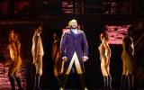 HAMILTON TOUR. Billy Nevers (Aaron Burr) and Company. Photo by Danny Kaan