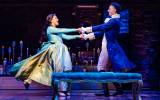 HAMILTON TOUR. Roshani Abbey (Eliza Hamilton) and Marley Fenton (Alexander Hamilton). Photo by Danny Kaan