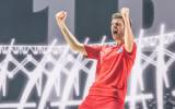 Connor Hawker (Harry Maguire) in Dear England national tour. c. Marc Brenner(2225)