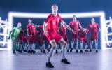 Tom Lane (Eric Dier) & cast in Dear England national tour. c. Marc Brenner(7273)